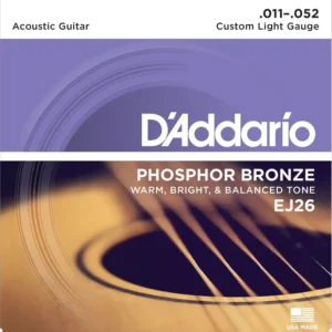 Set corzi chitara acustica D'Addario EJ26 phosphor bronze