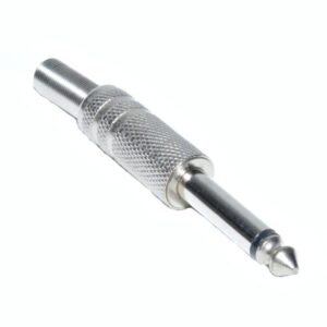 Conector jack 6,3 cablu metalic MONO