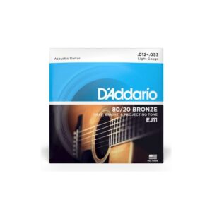 Set corzi chitara acustica D'Addario EJ11 80/20 bronze