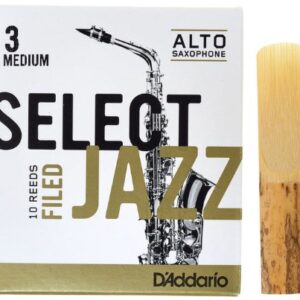 Daddario Select Jazz Filed 3M Sax Alto