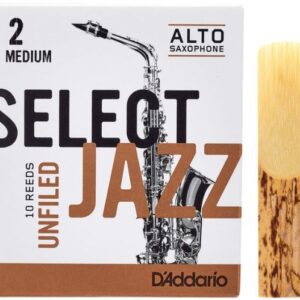 Daddario Select Jazz Unfiled 2M Sax Alto