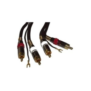 Cablu audio stereo 2 RCA T - 2 RCA T 5 m Germania