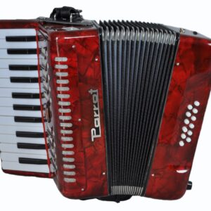 Acordeon 12 basi Parrot 1302 RED