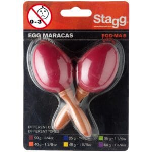 Stagg set maracas culoare rosie