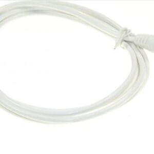 Cablu ultraslim jack 3.5T - jack 3.5T stereo 0.75m alb ASWO
