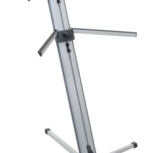 Classic Cantabile KS-100 Double Keyboard Stand Silver