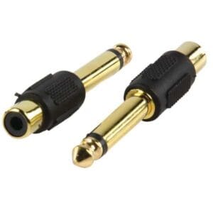 Adaptor Jack 6.3 T - RCA M AC021G Valueline