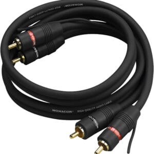 Cablu audio 2 RCA / 2 RCA Monacor AC-500/SW 5M