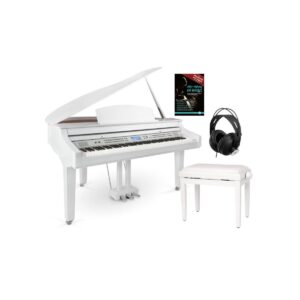 Set pian Classic Cantabile GP-A 810 WH cu scaun si casti
