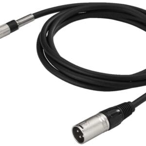 Cablu balansat XLR tata la Jack 6.3 stereo Stage Line MEL 202 SW 2m