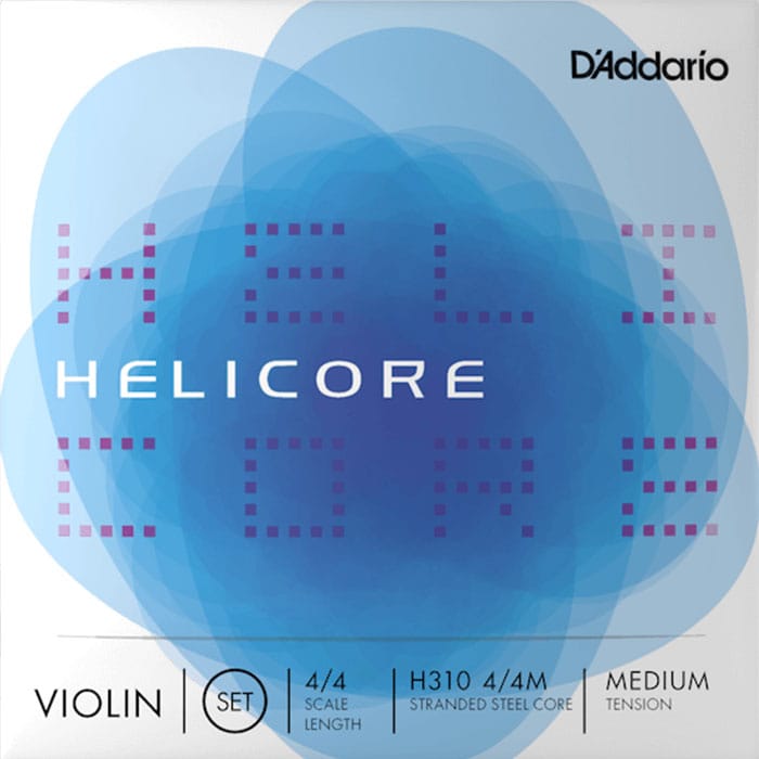 D'ADDARIO HELICORE H310-4/4 set corzi vioara 4/4 (întreaga) tensiune medie