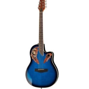 Chitara electro-acustica albastra Harley 850 CE BL