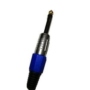 Mufa Jack T 6.3mm Albastru