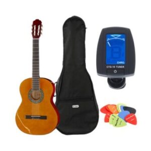 Set chitara clasica 851 4/4 + husa + tuner + set pene
