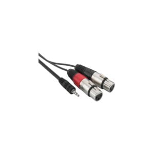 Cablu Jack 3.5 la 2 XLR mama, 1m Stage Line MCA-129J