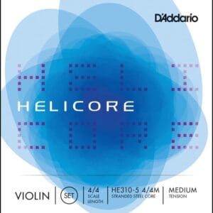 Set corzi vioara electrica - 5 corzi D'Addario Helicore HE310-5 4/4M