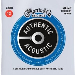 Set Corzi Chitara Acustica Martin Guitars Martin MA540 12-54