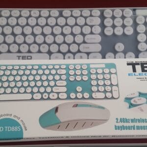 Tastatura + mouse wireless B/W TED-TD88S