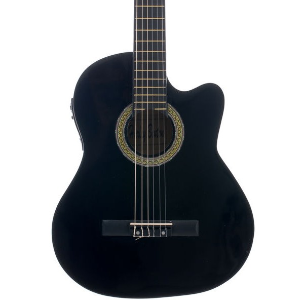 Chitara electro - clasica Harley Benton CG- 200CE Neagra - imagine 4
